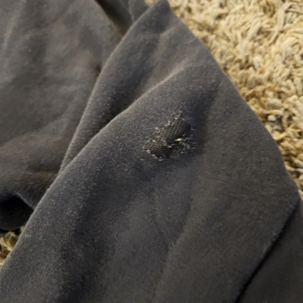UGG Heather Charcoal Gray Fleece Lined Belted Bathrobe Size Medium Soft Pockets